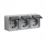 Toma de corriente Schuko GIRA 4789 30, 16 A, 250 V, carcasa de plástico gris