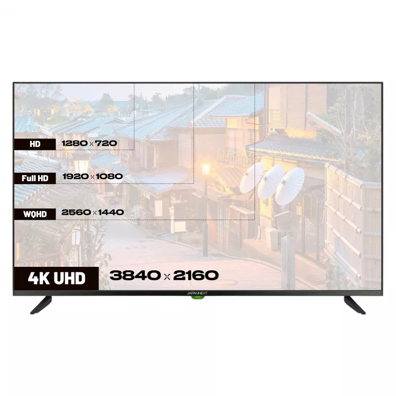 109,2cm/43 (3840x2160) JAPANNEXT JN-IPS430UHD60F 16:9 IPS 60Hz HDMI USB WLAN Altavoces Negro