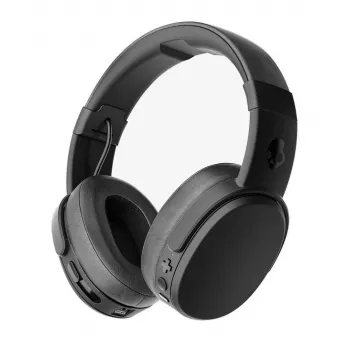 Auriculares Skullcandy Crusher Wireless — negros, binaurales, circumaurales, Bluetooth y 3,5 mm, plegables, batería de 40 h