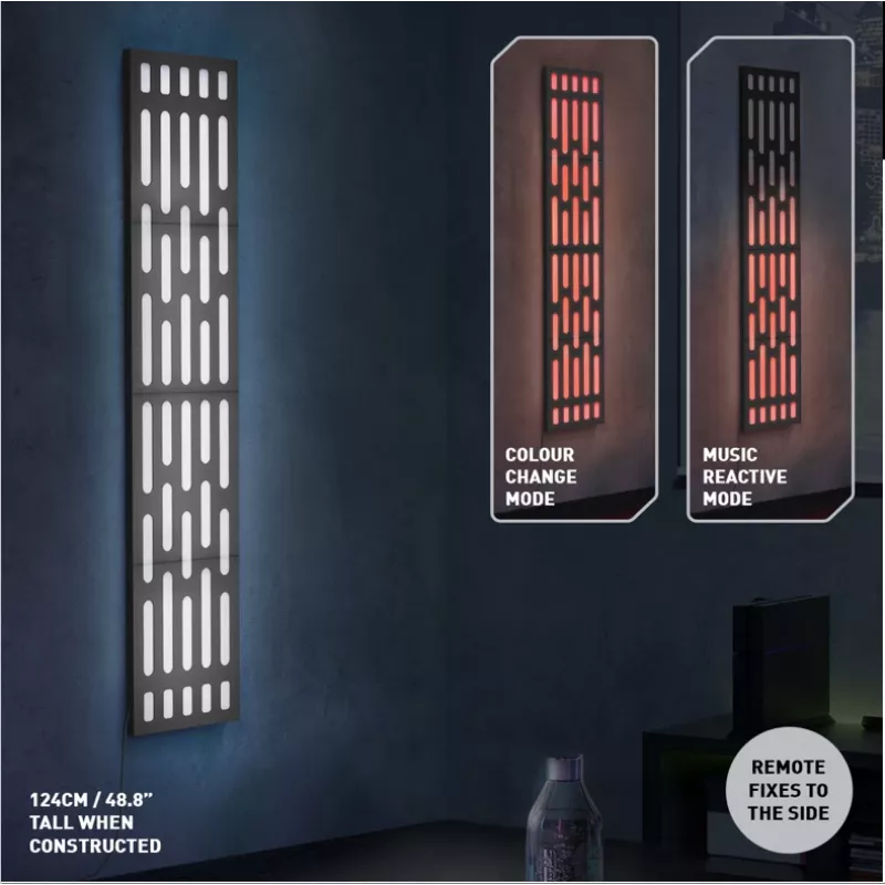 Lámpara de pared Paladone PP13141SW LED diseño Star Wars, lámpara de pared LED