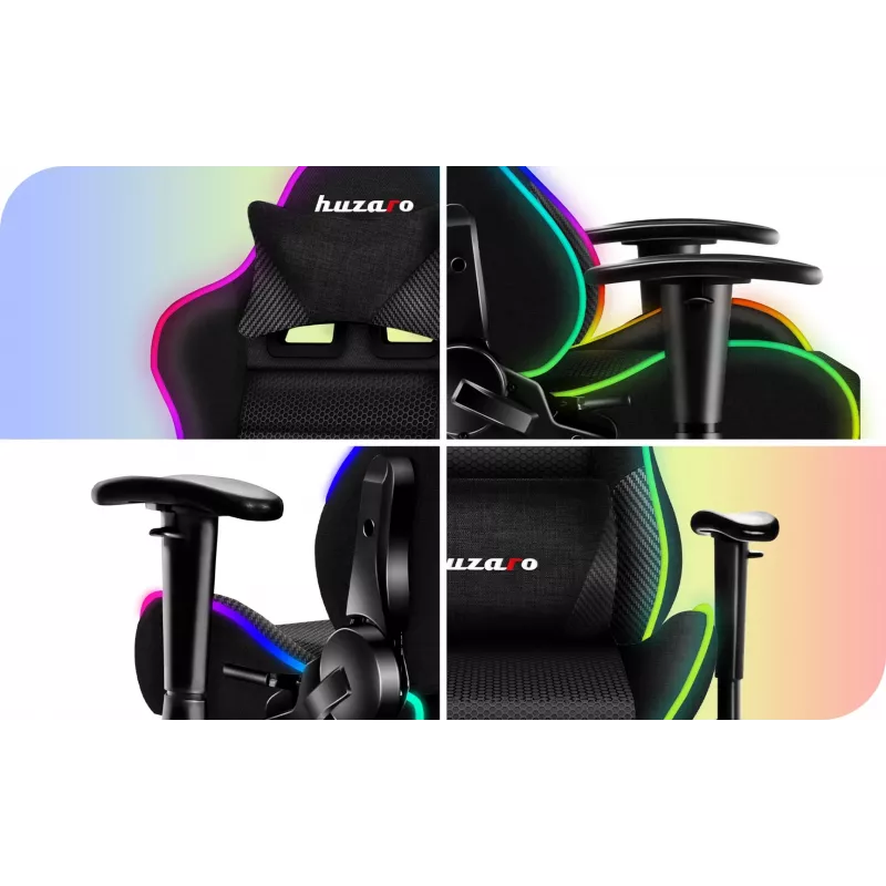 Silla gaming para niños HUZARO RANGER 6.0 RGB MESH