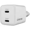 Canyon CU35CC GaN 35 W 2xPD cargador de pared, blanco
