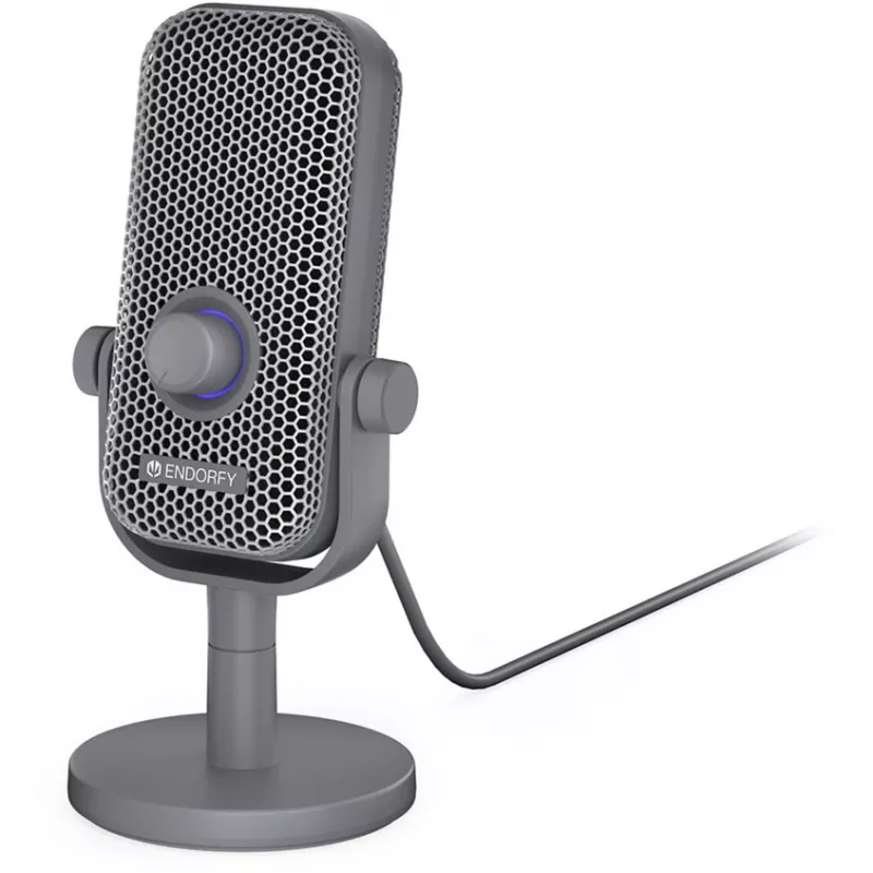 Micrófono ENDORFY Solum Voice S Alt Gray EY1B024 con conexión USB