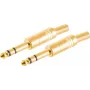 Conector macho de cable ShiverPeaks BS50200-G2 6,3 mm dorado