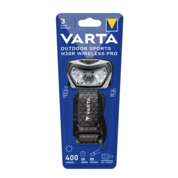 Linterna frontal Varta Outdoor Sports H30R Wireless Pro 400 lm IPX7