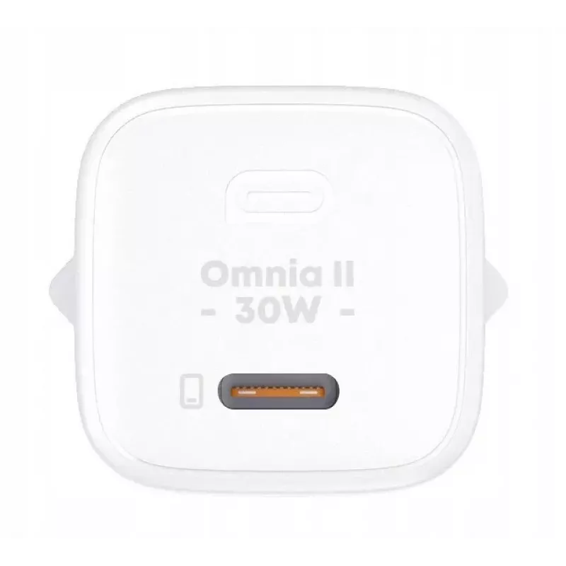 Cargador de pared PA-B1L Blanco Omnia II Mini 1xUSB-C PowerDelivery 30W 5A