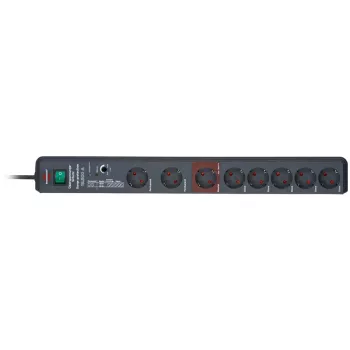 Brennenstuhl 1159490936 Alargador 3 m 8 toma(s) de corriente AC antracita