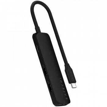 Hub de interfaz Satechi ST-P4SK USB Type-C 10000 Mbit/s negro