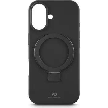 Funda Protective Urban Stand de white diamonds para Apple iPhone 17 — negra