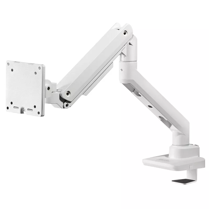 Brazo para monitor SILVERSTONE SST-ARM14 soporte VESA ajustable en altura para un monitor, Plateado