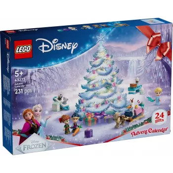 Juguete de construcción LEGO Disney Frozen calendario de adviento 2025 Set 43273 — 231 piezas, 4 minifiguras, edad 5+