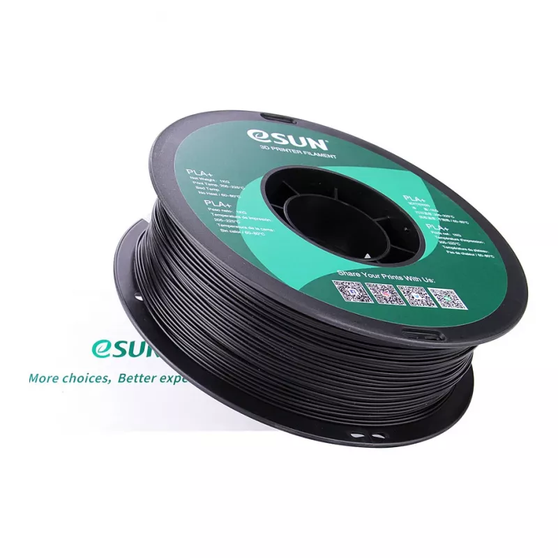 PLA+ 1,75 mm negro 1 kg