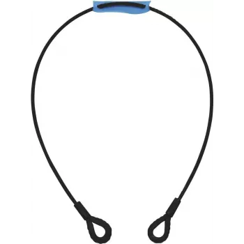 Cable de acero EUROLITE 5801049E 1000 x 6 mm negro con guardacabo