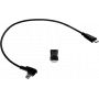 Cable de datos USB No name microUSB a microUSB y Lightning, negro, modelo 0-07-0258-0.08_LF