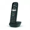 Teléfono analógico/DECT Gigaset AS690HX auricular inalámbrico identificación de llamadas Negro