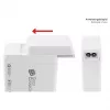 Adaptador de cable de alimentación para cargadores Good Connections (PCA-WxxxW), blanco (PCA-W008W)