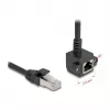 Cable de red DeLOCK 81041 RJ-45 Cat6 0,5 m negro