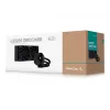 DeepCool LS520S Zero Dark refrigeración líquida AIO para CPU, 240 mm, 2 ventiladores PWM de 120 mm, AM4/AM5/LGA2066, negra