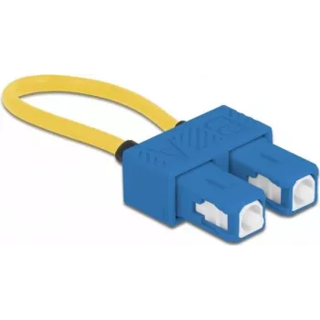 Adaptador loopback de fibra óptica DeLOCK 86920 SC UPC monomodo azul