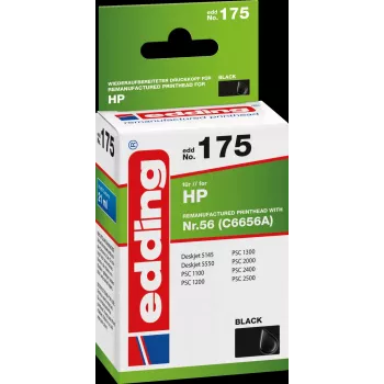 EDDING EDD-175 - compatible - Negro - HP - HP Color Copier 410 HP Color Copier 1315 HP Color Copier 7450 HP Deskjet 5100 HP Deskjet 5145 HP...