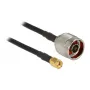 Cable coaxial DeLOCK 89466 10 m conector N macho conector SMA macho negro