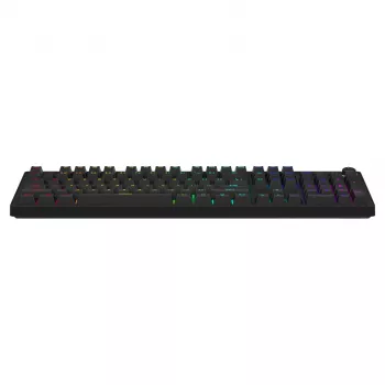 Teclado gaming mecánico SAVIO STYX Outemu Blue Hot-Swap RGB USB QWERTY US International Negro 104 teclas Full-Size