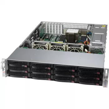 Carcasa Supermicro 2HE SuperChassis 2U CSE-826BAC12-R802LPB