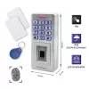 Cerradura con código de huella y RFID QOLTEC 52447 con protección IP68