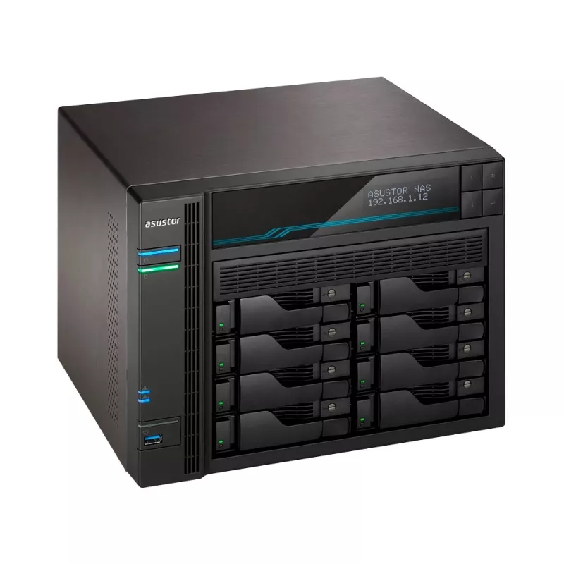 Asustor Lockerstor 10 AS6510T NAS torre Intel Atom® C3538 8 GB DDR4 0 TB ADM negro