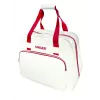 Funda de transporte SINGER 25010000204 para máquinas de coser portátiles, crema y rojo, ligera con asa