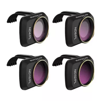 Set de 4 filtros ND-PL 4/8/16/32 Sunnylife para DJI Mini 2 SE / Mini 2 (MM-FI9255)