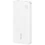 Batería externa usams PB83 10000mAh PD 2×USB-A USB-C blanca