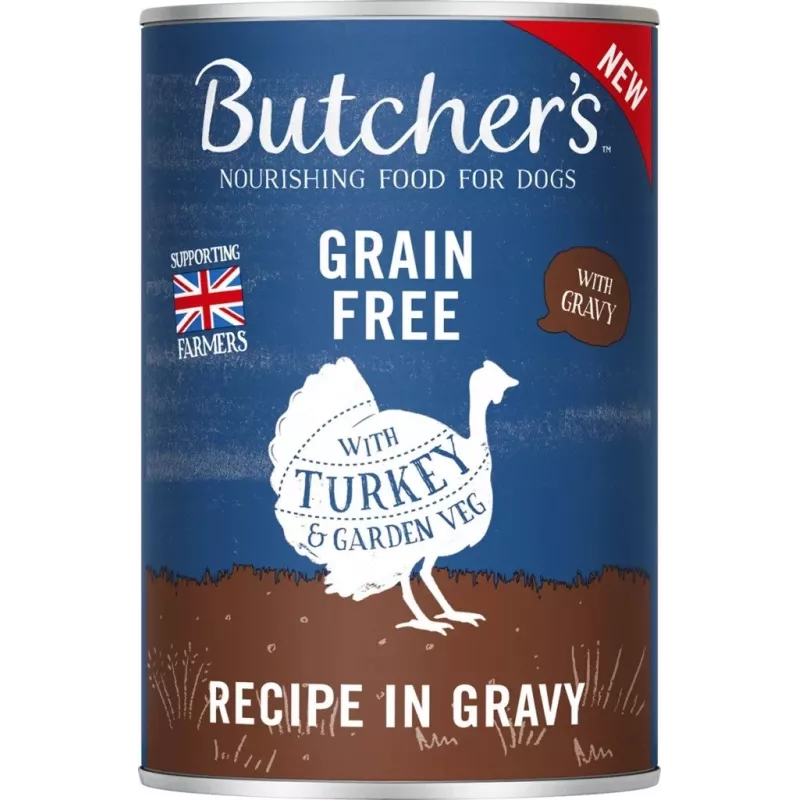 BUTCHER'S Original Mega Pack Mix con verduras en salsa – comida húmeda para perros – 6 x 400 g