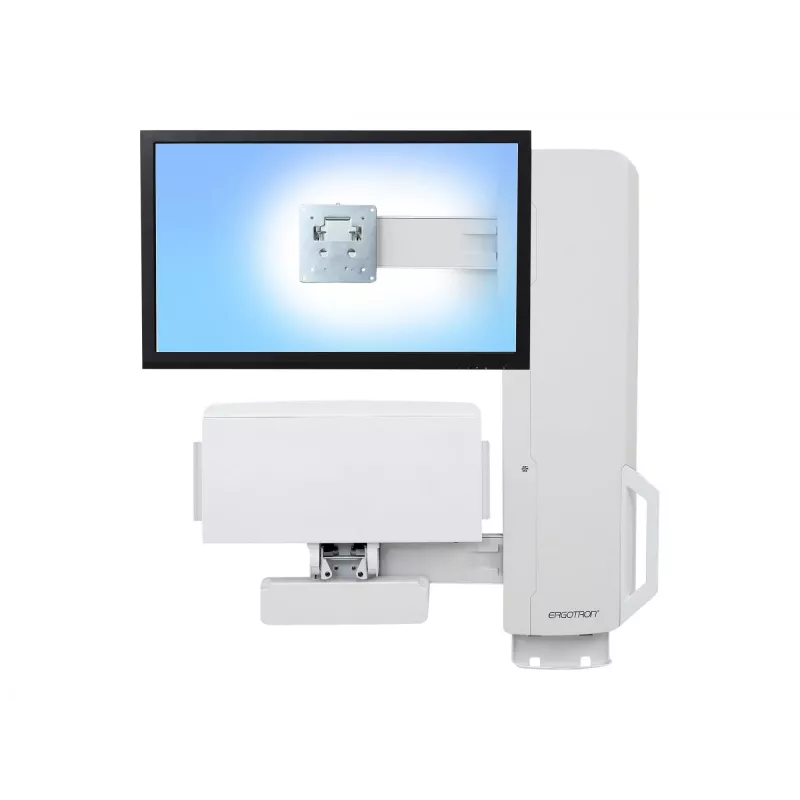Soporte de monitor Ergotron 61-081-062 61 cm (24 pulgadas) Pared Blanco