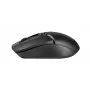 Ratón óptico inalámbrico A4Tech FM12S Negro — 1200 dpi, receptor RF nano, 3 botones, pila AA
