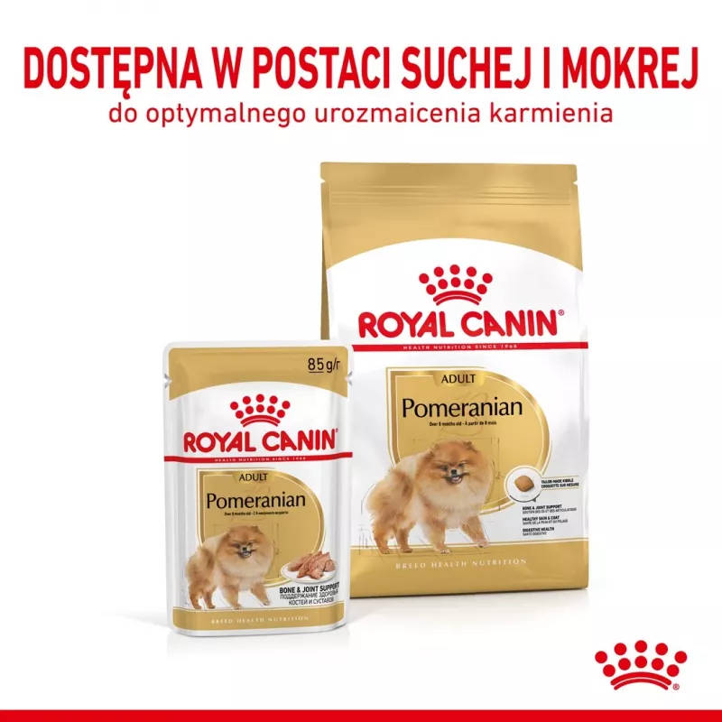 Comida seca Royal Canin Pomeranian Adult 3 kg – fórmula para razas pequeñas para pomeranias adultos