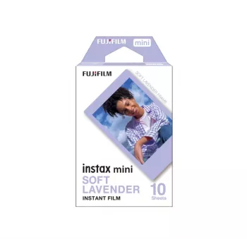 Fujifilm Instax MINI Soft Lavender película instantánea 5,4×8,6 cm, 10 hojas