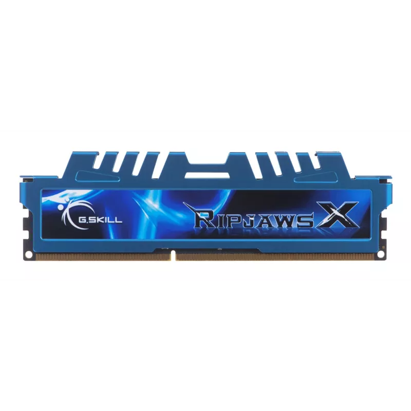G.Skill 16GB Ripjaws X Kit de memoria de doble canal - azul (2x 8GB, DDR3 1600MHz, 1,5V, F3-1600C9D-16GXM, XMP Ready)