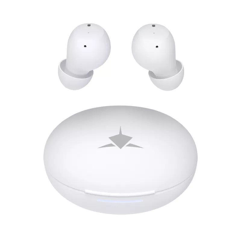 Auriculares inalámbricos White Shark GEB-TWS-02 Vortex blancos
