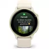 Garmin vívoactive 6 reloj inteligente 42 mm, 1,2" AMOLED 390 x 390, pantalla táctil, GPS, Wi-Fi, 8 GB, caja de aluminio Lunar Gold, correa de silicona Bone