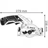 Sierra circular de mano a batería GKS 12V-26 Professional, 12 voltios (azul/negro, 2x batería de litio 3,0Ah, en L-BOXX)