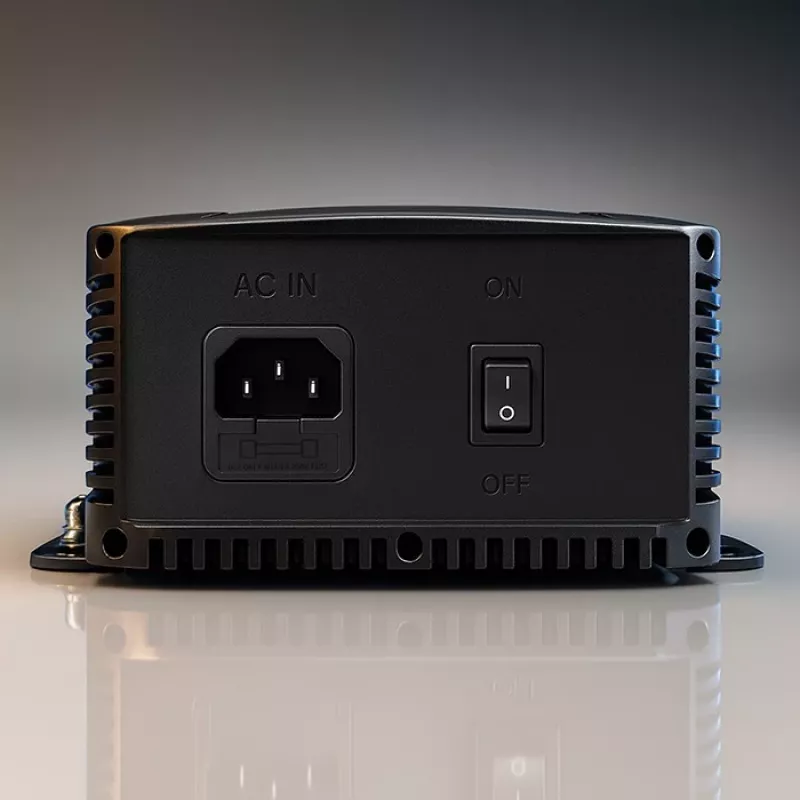 Qoltec 51952 cargador inteligente Monolith para baterías LiFePO4/AGM/GEL/SLA, 10 A, 24 V