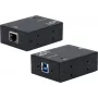 Conversor de medios de red Exsys USB 3.2 Gen 1 B a 1 Gigabit Ethernet EX-13021HMV con kit de montaje en carril DIN