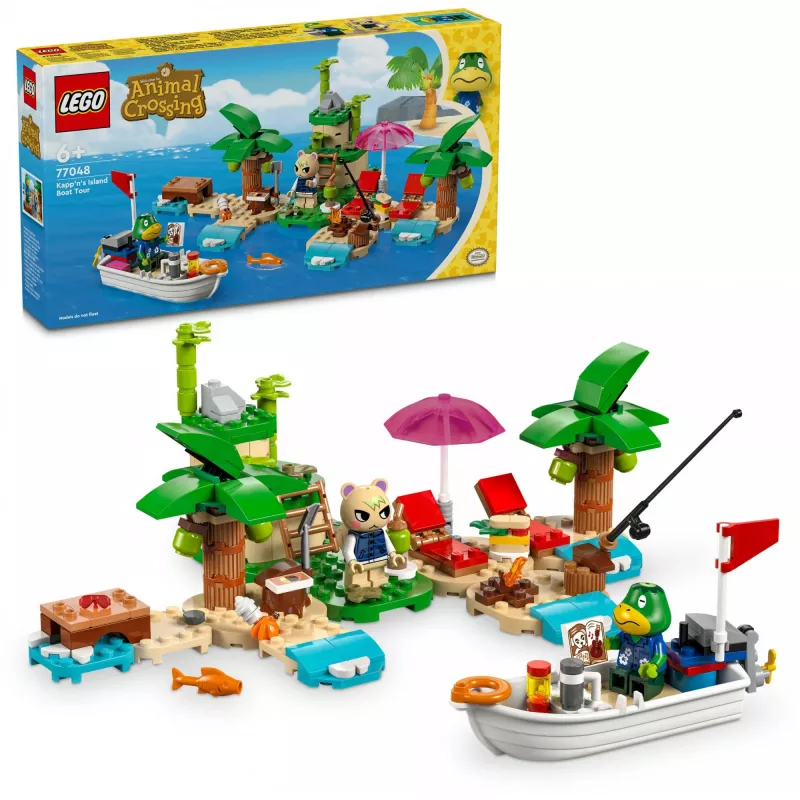 LEGO Set de construcción 77048 Animal Crossing Excursión en barco con la isla del capitán