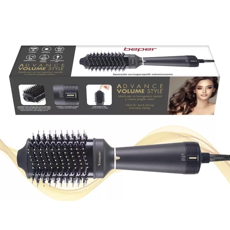 Vaporera eléctrica Beper P301PIS102, 3 niveles, 800 W