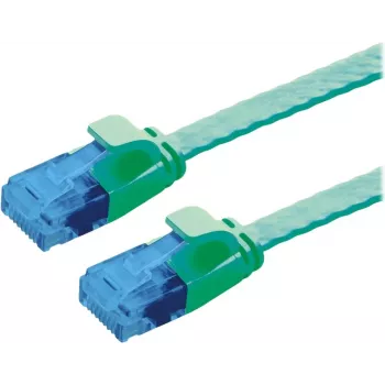 VALUE Cable de red Cat.6A (Clase EA) UTP, extraplano, Verde, 1,5 m (21.99.2044)