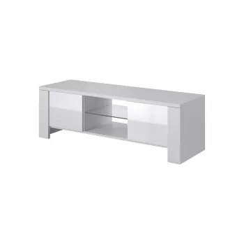 Soporte de TV Cama WEST 42/130/42 blanco/blanco brillante