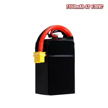 Extralink Batería Lipo 1550 mAh 4S con XT60 130C para drones FPV, vehículos RC