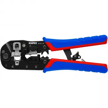 Alicate crimpador de cables Knipex 97 51 13 negro, azul, rojo