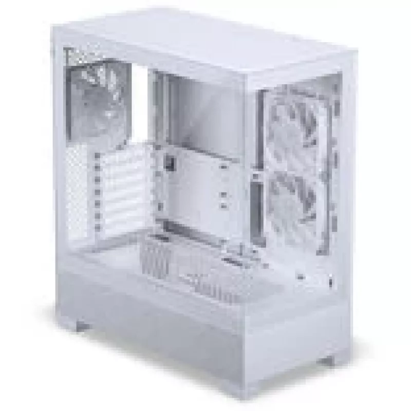 Caja de PC PHANTEKS XT View Matrix, torre Midi, E-ATX, cristal templado, Matrix LED - blanca (PH-XT523VM1_DWT01)